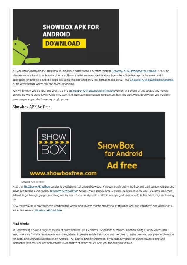 Showbox Apk Free Download - robloxscripthub videos 9tubetv