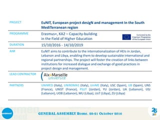 Eunit Project UNIMED Showcase | PPTX