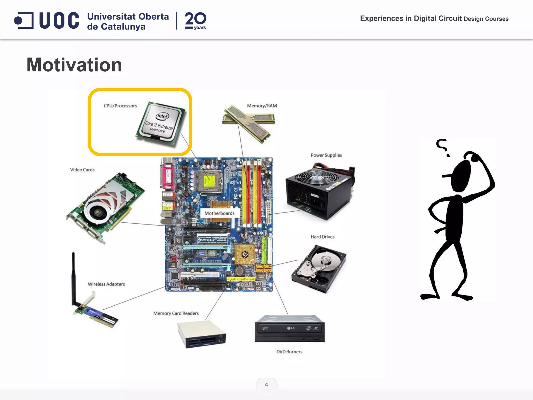 4
Motivation
Experiences in Digital Circuit Design Courses
 