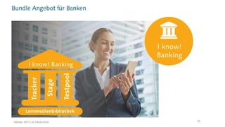 Bundle Angebot für Banken
53Oktober 2017 | © CREALOGIX
 