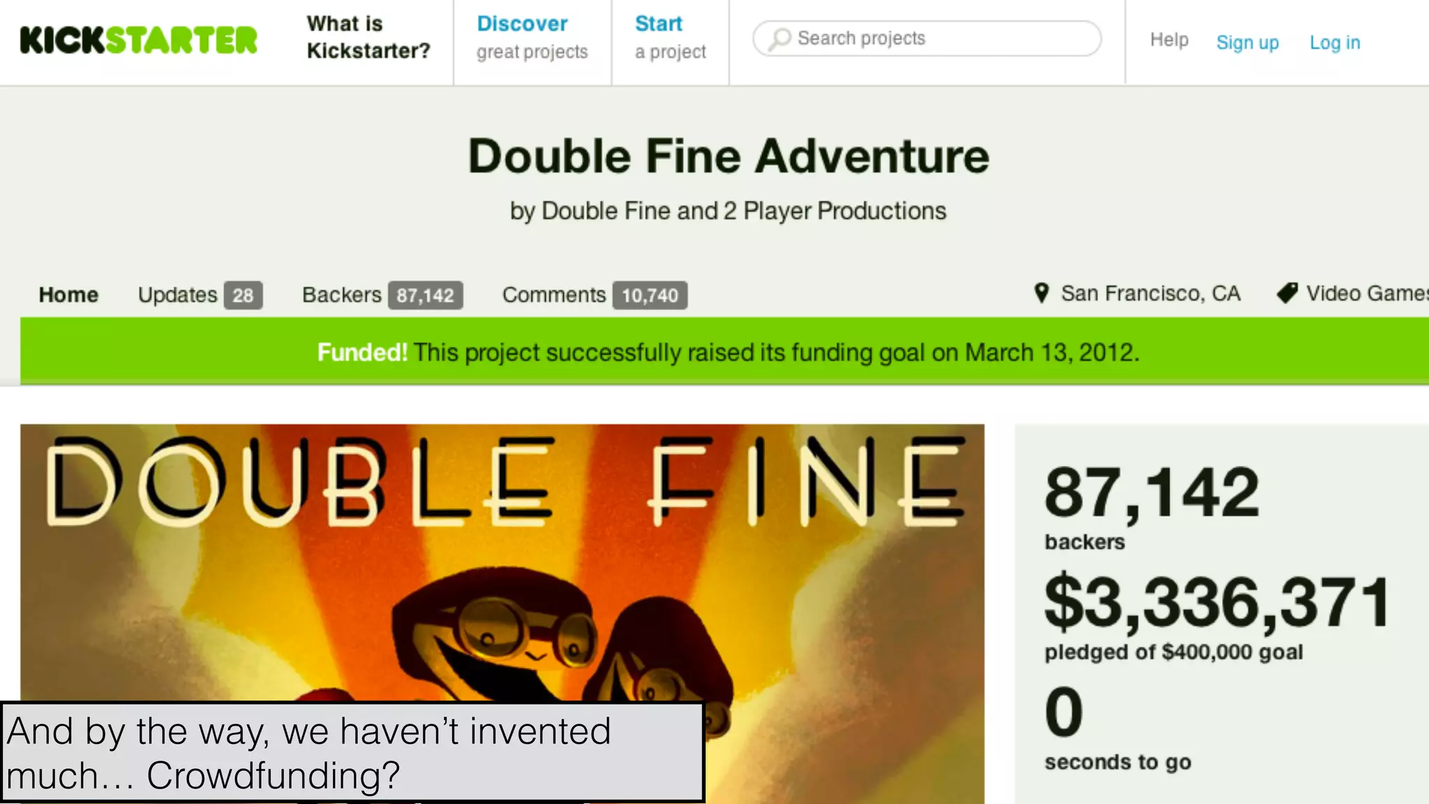 hello@laurenthaug.com © 2017
And by the way, we haven’t invented
much… Crowdfunding?
 