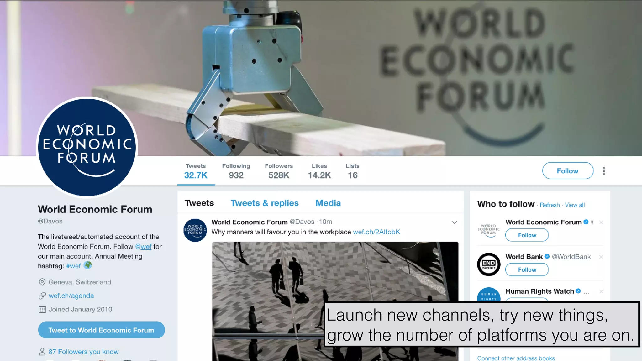 hello@laurenthaug.com © 2017
Launch new channels, try new things,
grow the number of platforms you are on.
 