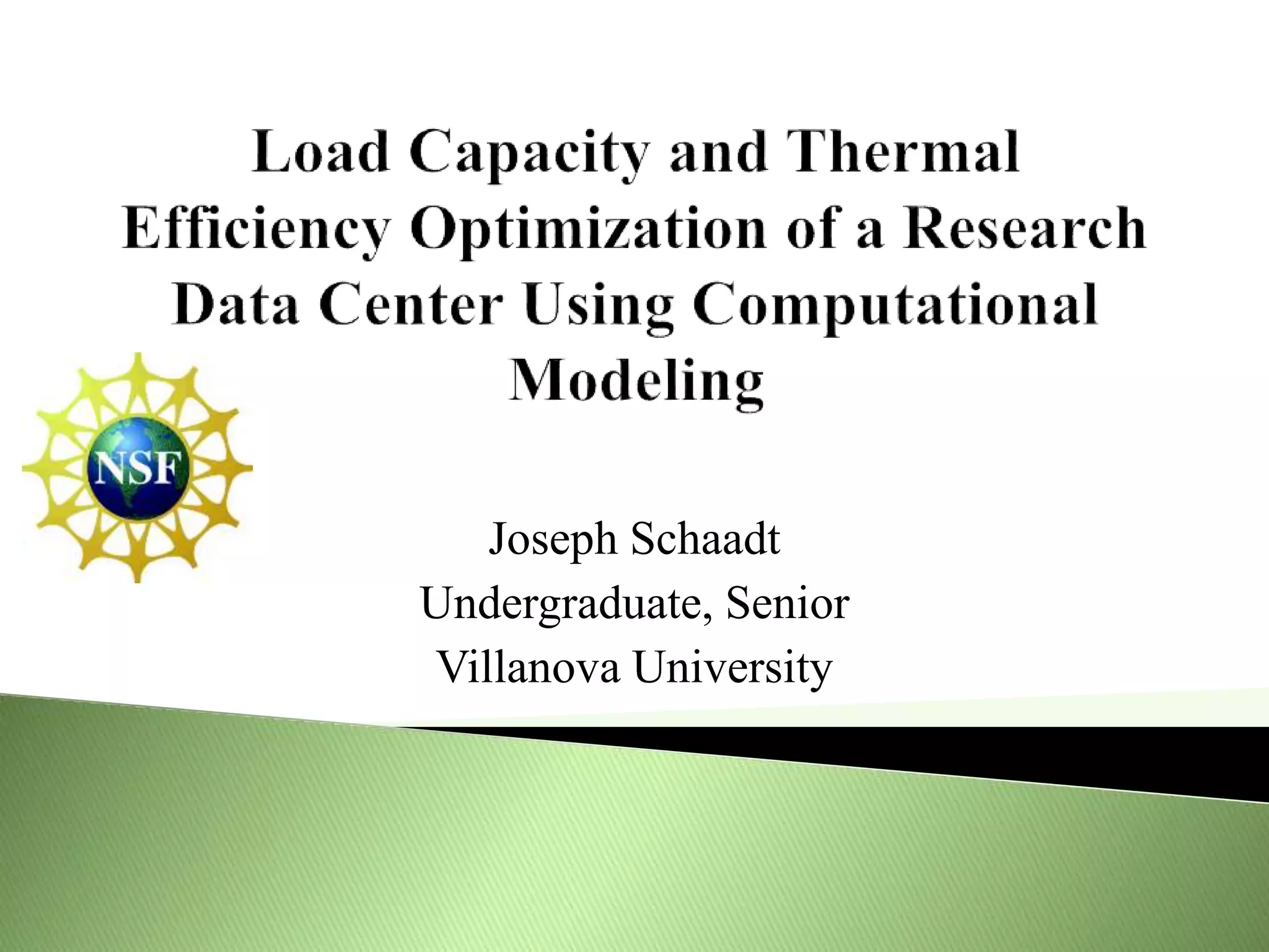 Joseph Schaadt
Undergraduate, Senior
Villanova University
 