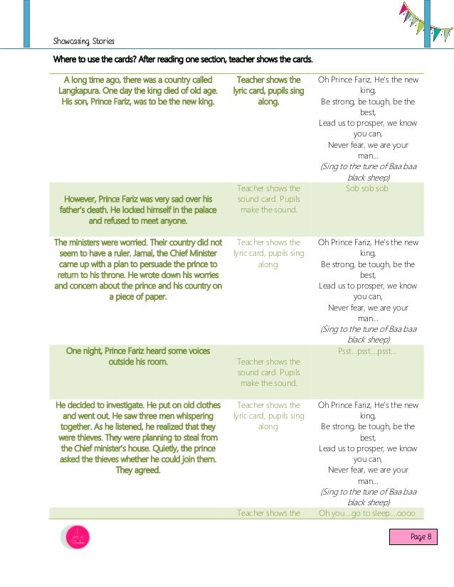 Showcasing Stories year 4