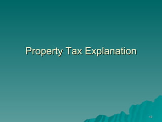 Property Tax Explanation 