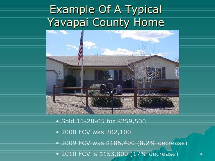 Yavapai County Arizona Real Property Tax Information