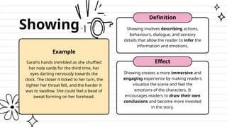 Sentences With Show Show, Don’t Tell Creative Writing-PPT.pptx