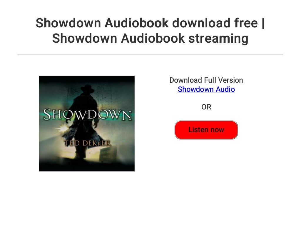 Showdown Audiobook Download Free Showdown Audiobook Streaming