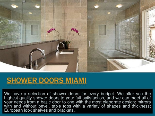 Frameless Shower Doors Miami