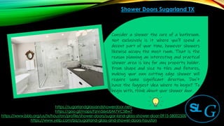 Shower Doors Sugarland TX.pdf