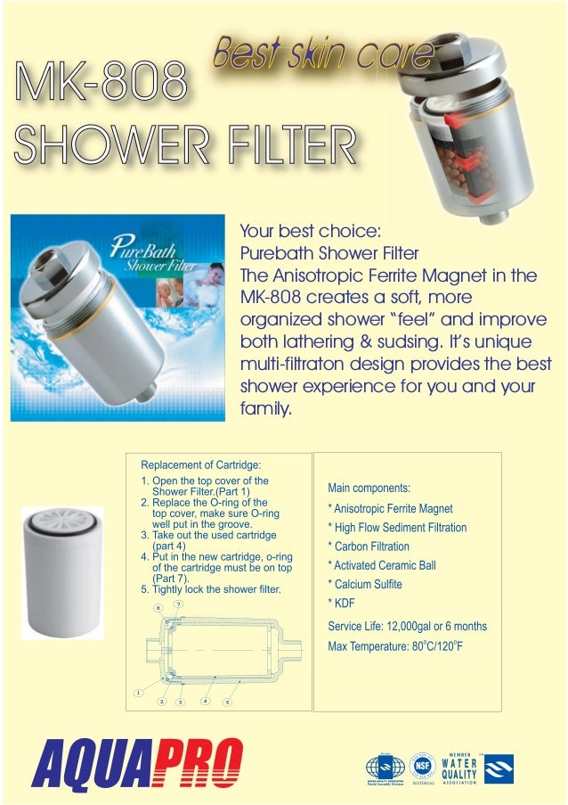 Aquapro Shower filter MK808 Dubai All UAE