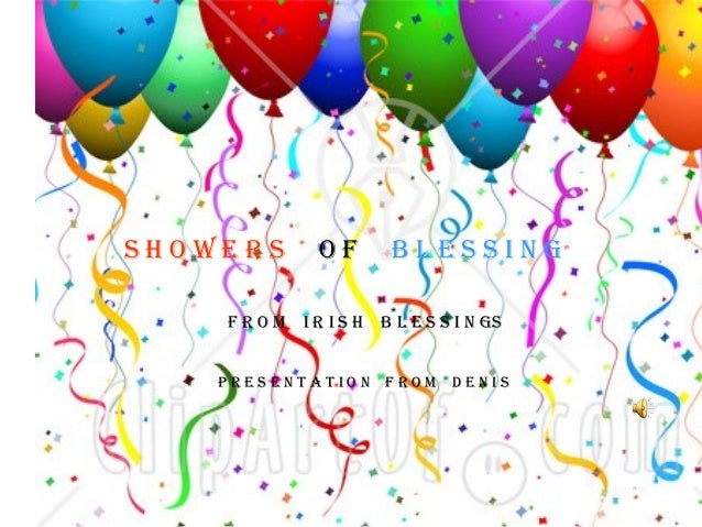 Showers Of Blessing Showers Of Blessing