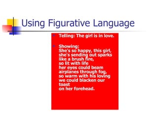 Showing Not Telling1 | PPT