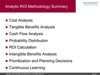 Showing ROI for Your Analytic Project