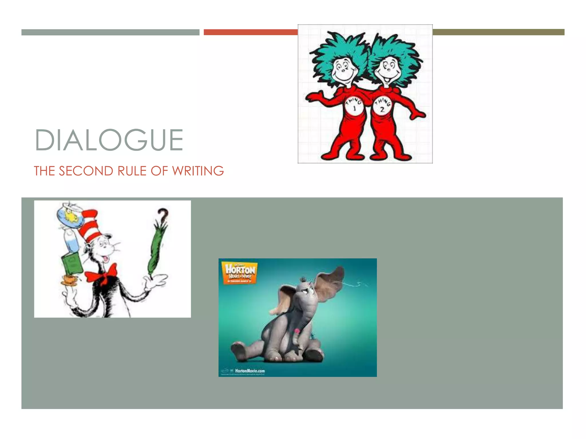 Showing vs telling and dialogue | PPTX