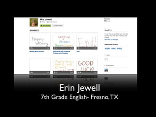 Text



      Erin Jewell
7th Grade English- Fresno, TX
 