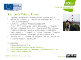 NOMBRE PROGRAMA / Nombre profesor
www.eoi.es
• Ingeniero de Telecomunicación – Universidad de Sevilla
• Máster en Economía...