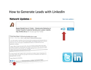 How to Generate Leads with LinkedIn
How to Generate Leads with LinkedIn
 