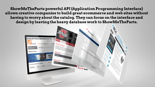 Automotive Aftermarket Catalog: ShowMeTheParts APIs