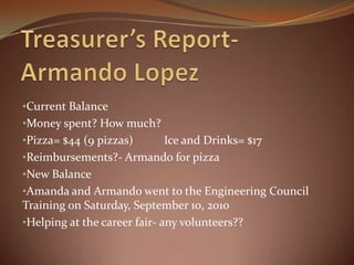 Thursday, Oct 28 (cont.)