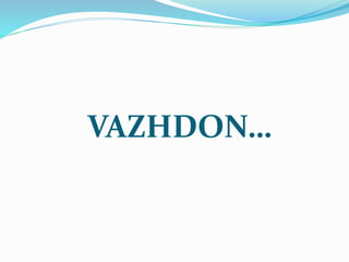 VAZHDON…
 