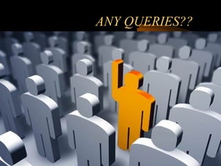 ANY QUERIES??
 