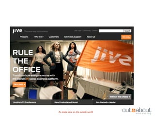 An inside view on the outside world
 