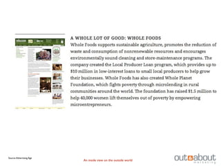 Source: Advertising Age
                          An inside view on the outside world
 