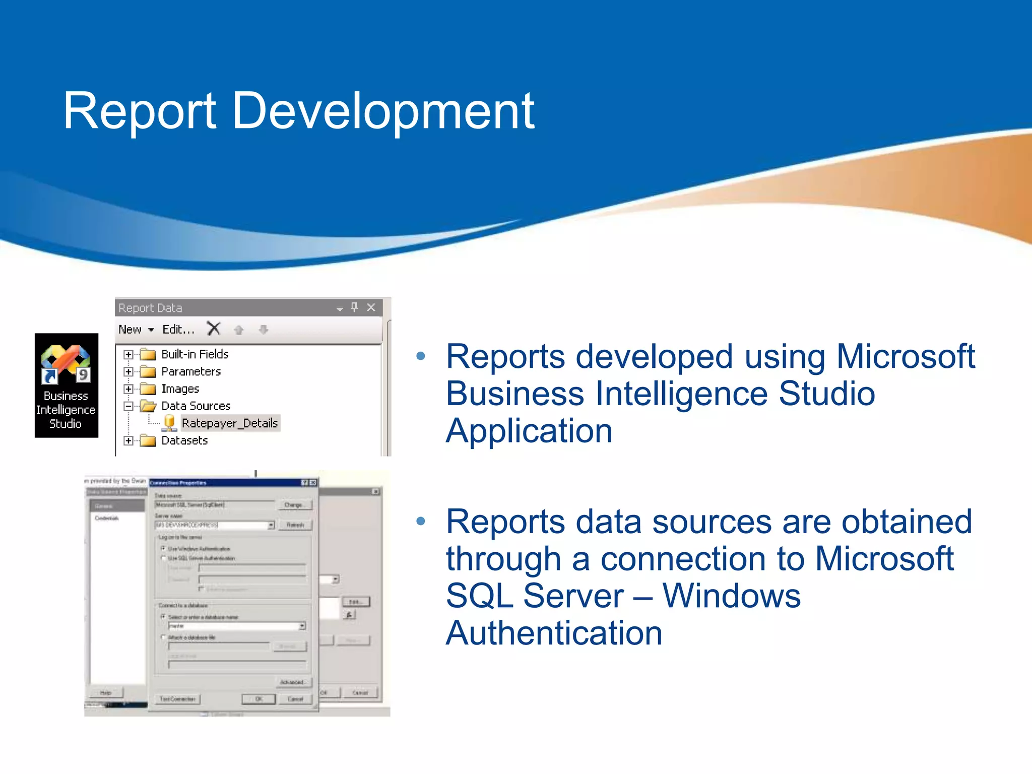 SQL Server Reporting Services at the Swan Hill Rural City Council | PPT