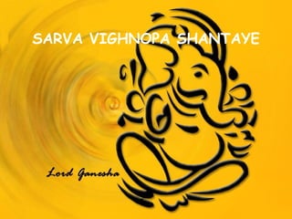 SARVA VIGHNOPA SHANTAYE 