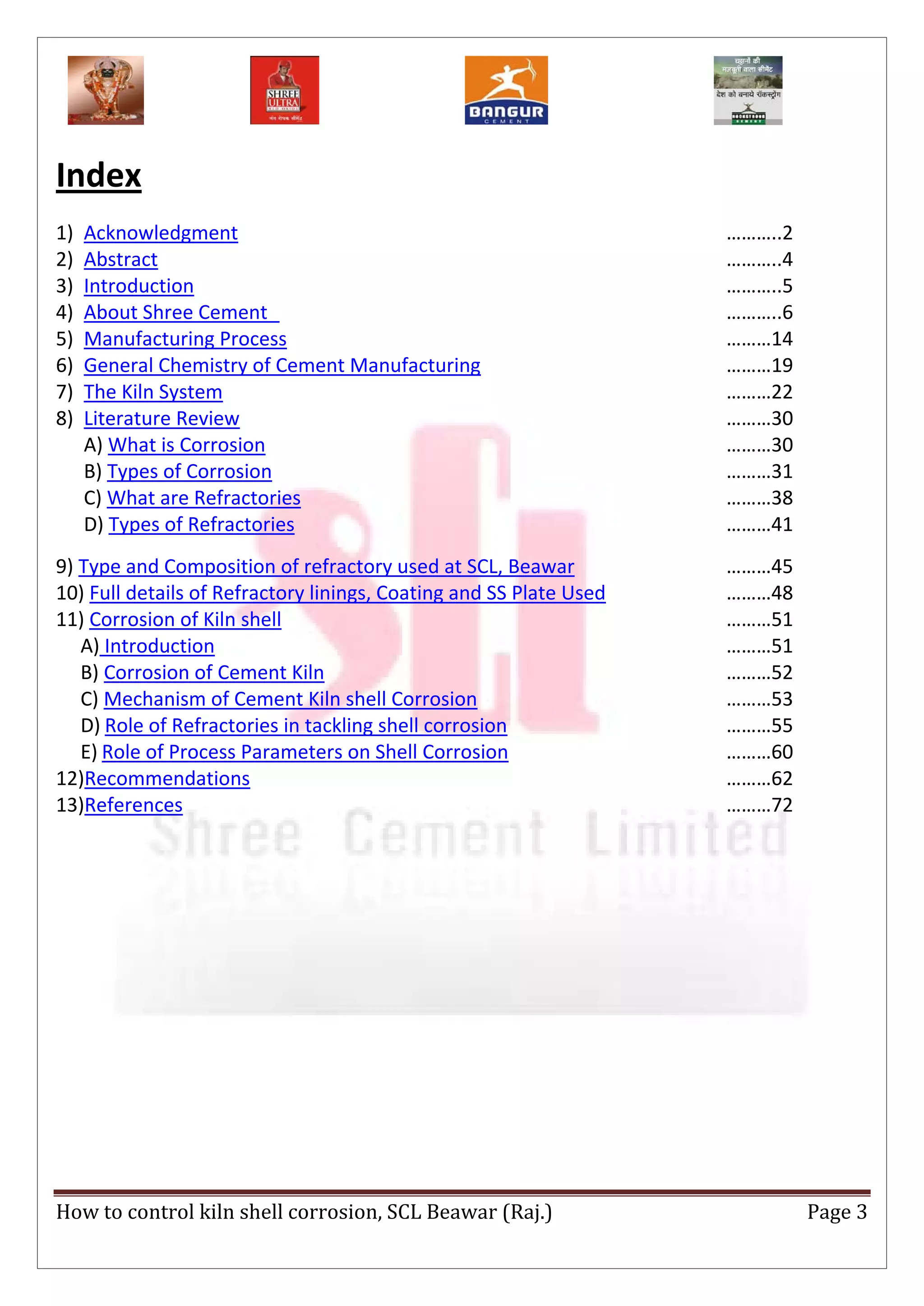 How to Control Kiln Shell Corrosion Report | PDF