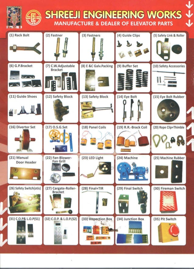 Shreeji Engineering Works, Ahmedabad, Elevator Spare Parts And Access…