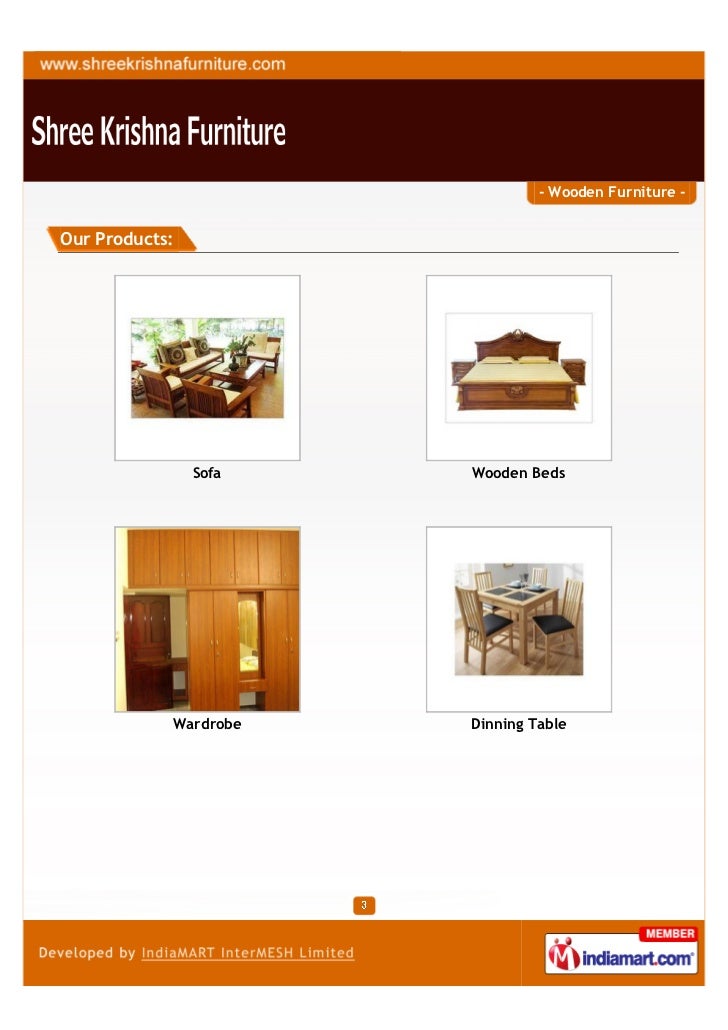 Shree Krishna Furniture, Pune, Wooden Furniture