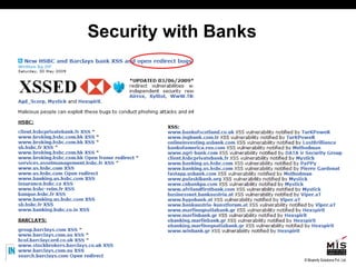 Security with Banks 