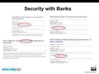 Security with Banks 