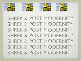 Shrek And Post Modernity | PPT