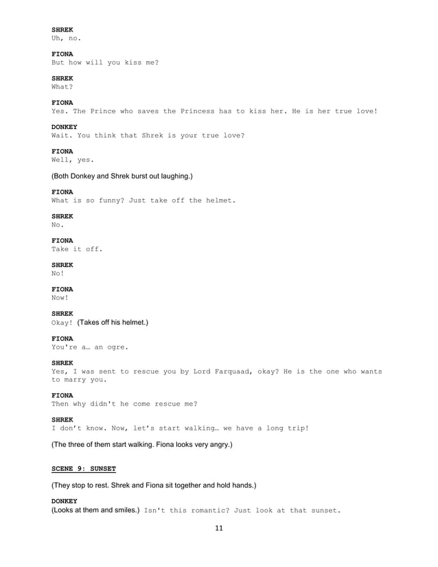 Shrek script[1] PDF