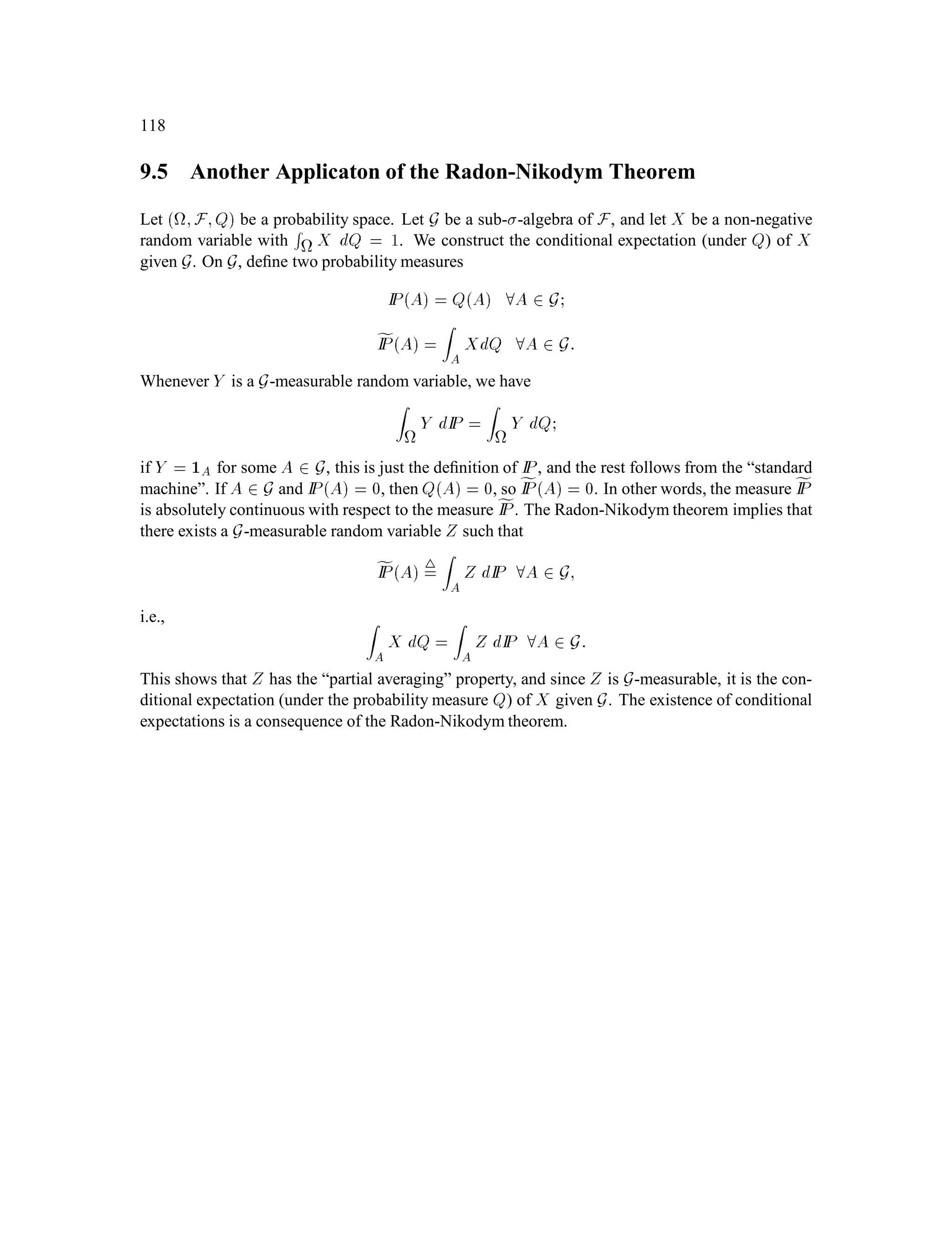 82
Theorem 3.17 (Optional Sampling) Suppose that fYk;Fkg1
k=0 (or fYk;Fkgn
k=0) is a submartin-
gale. Let and be bounded stopping times, i.e., there is a nonrandom number n such that
 n;  n; almost surely.
If  almost surely, then
Y  IEY jF :
Taking expectations, we obtain IEY  IEY , and in particular,Y0 = IEY0  IEY . If fYk;Fkg1
k=0
is a supermartingale, then  implies Y  IEY jF .
If fYk;Fkg1
k=0 is a martingale, then  implies Y = IEY jF .
Example 5.5 In the example 5.4 considered earlier, we deﬁne ! = 2for all ! 2 . Under the risk-neutral
probability measure, the discounted stock price process 5
4
,kSk is a martingale. We compute
eIE
 