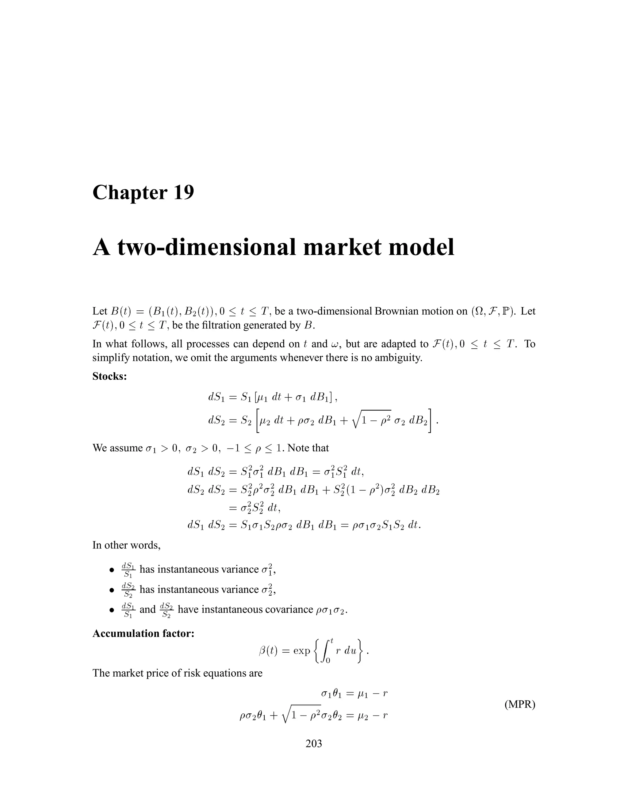 : (2.3)
8.3 The moment generating function for
Let 2 0;1be given. We want to ﬁnd  