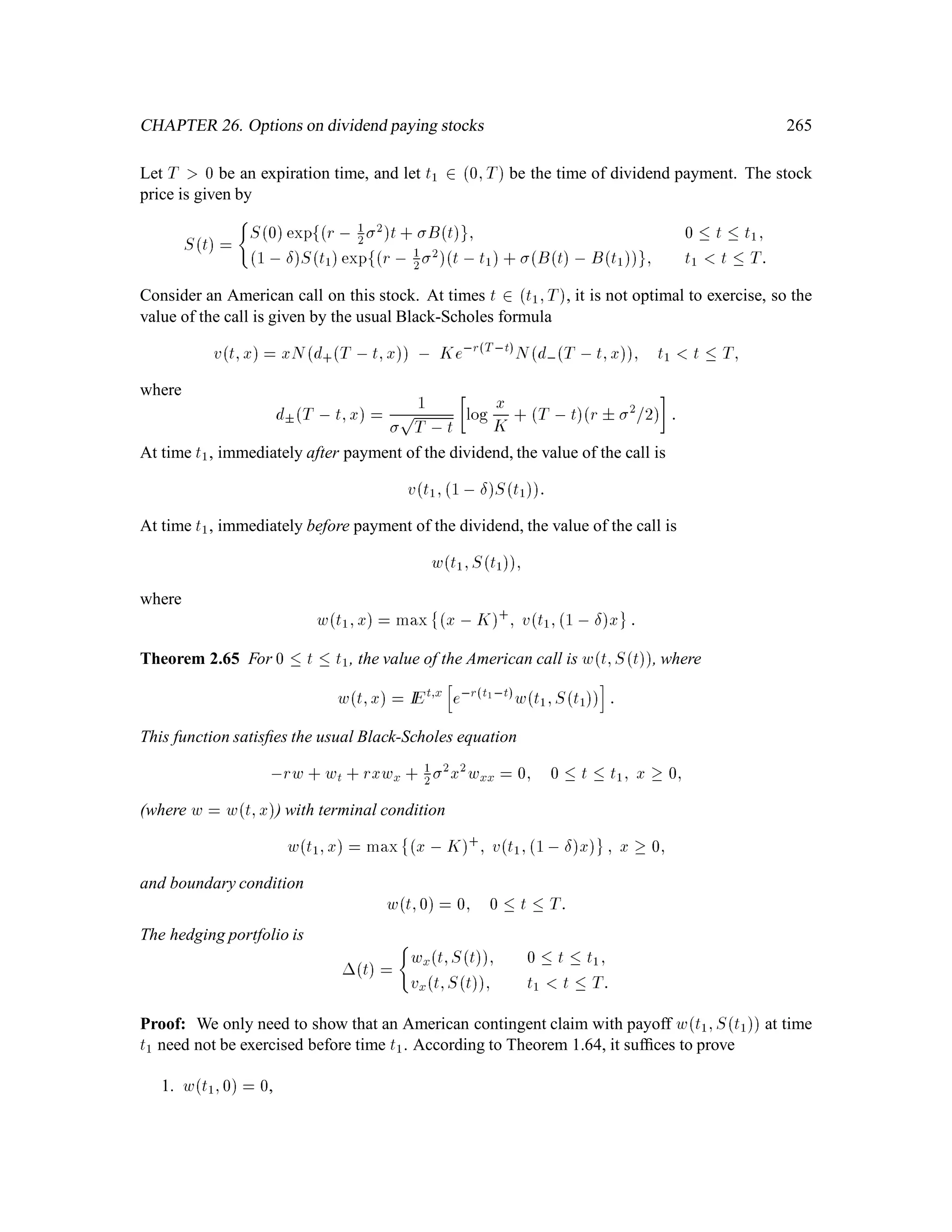 X , 1
2
Y

2

= 1, 2
 2
1: (7.6)
Based on Y , the best estimator of X is 1
2
Y. This estimator is unbiased (has expected error zero) and the
expected square error is 1, 2
 2
1. No other estimator based on Y can have a smaller expected square error
(Homework problem 2.1).
11.8 Multivariate Normal Distribution
Please see Oksendal Appendix A.
Let Xdenote the column vector of random variables X1;X2;::: ;XnT, and xthe corresponding
column vector of values x1;x2;::: ;xnT. X has a multivariate normal distribution if and only if
the random variables have the joint density
fXx =
p
detA
2n=2 exp
n
,1
2X,T:A:X,
o
:
Here,
 4
= 1;::: ;nT = IEX 4
= IEX1;::: ;IEXnT;
and A is an n n nonsingular matrix. A,1 is the covariance matrix
A,1 = IE
h
X,:X,T
i
;
i.e. the i;jthelement of A,1 is IEXi,iXj,j. The random variables in Xare independent
if and only if A,1 is diagonal, i.e.,
A,1 = diag 2
1; 2
2;::: ; 2
n;
where 2
j = IEXj ,j2 is the variance of Xj.
 
