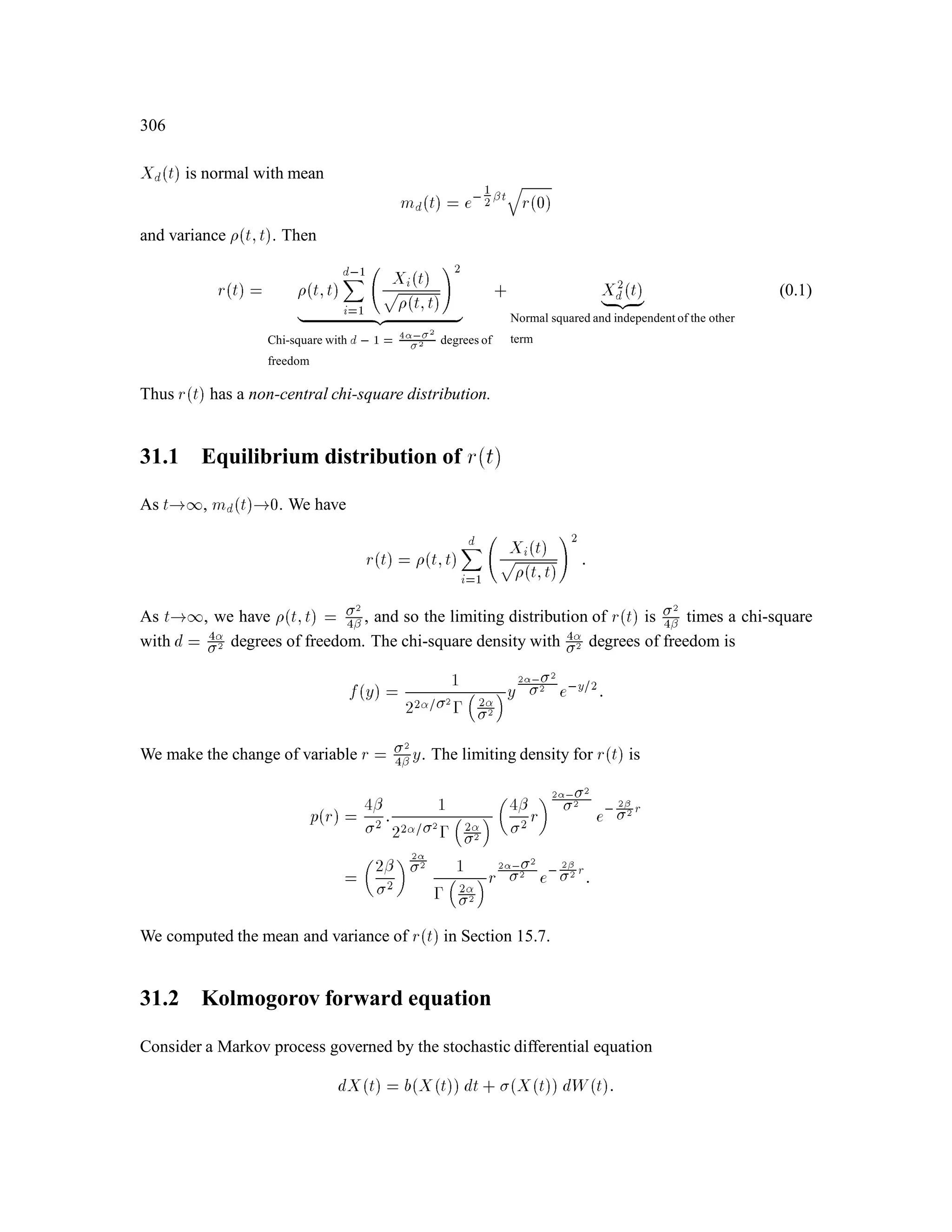140
Proof:
'ku = IEexp u
kMk
= IEexp
8
:
kX
j=1
u
kXj
9
=
; (Def. of Mk:)
=
kY
j=1
IEexp u
kXj (Independence of the Xj’s)
=

1
2eu
k + 1
2e,u
k
k
;
which implies,
log'ku = klog

1
2eu
k + 1
2e,u
k

Let x = 1
k. Then
limk!1
log'ku = limx!0
log

1
2eux + 1
2e,ux

x
= limx!0
u
2eux , u
2e,ux
1
2eux + 1
2e,ux (L’Hˆopital’s Rule)
= 0:
Therefore,
limk!1
'ku = e0 = 1;
which is the m.g.f. for the constant 0.
13.3 Central Limit Theorem
We use the method of moment generating functions to prove the Central Limit Theorem.
Theorem 3.39 (Central Limit Theorem)
1p
k
Mk! Standard normal, as k!1:
Proof:
'ku = IEexp up
k
Mk
=

1
2e
upk + 1
2e, upk
k
;
 