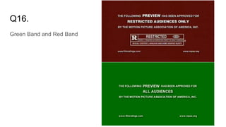 Q16.
Green Band and Red Band
 
