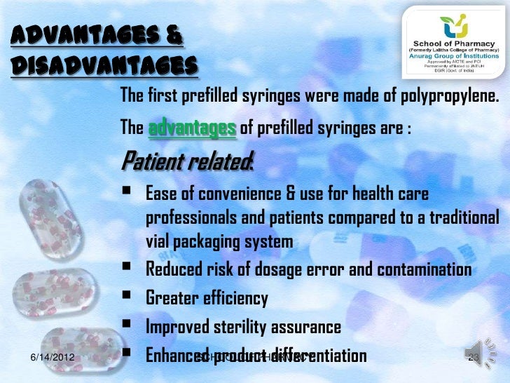 A ppt on prefilled syringes
