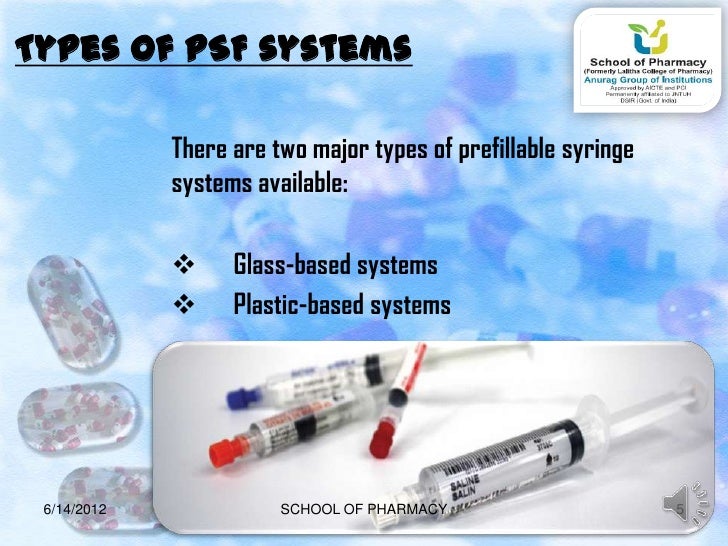 A ppt on prefilled syringes