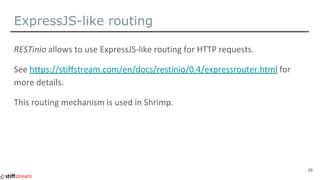 ExpressJS-like routing
38
 