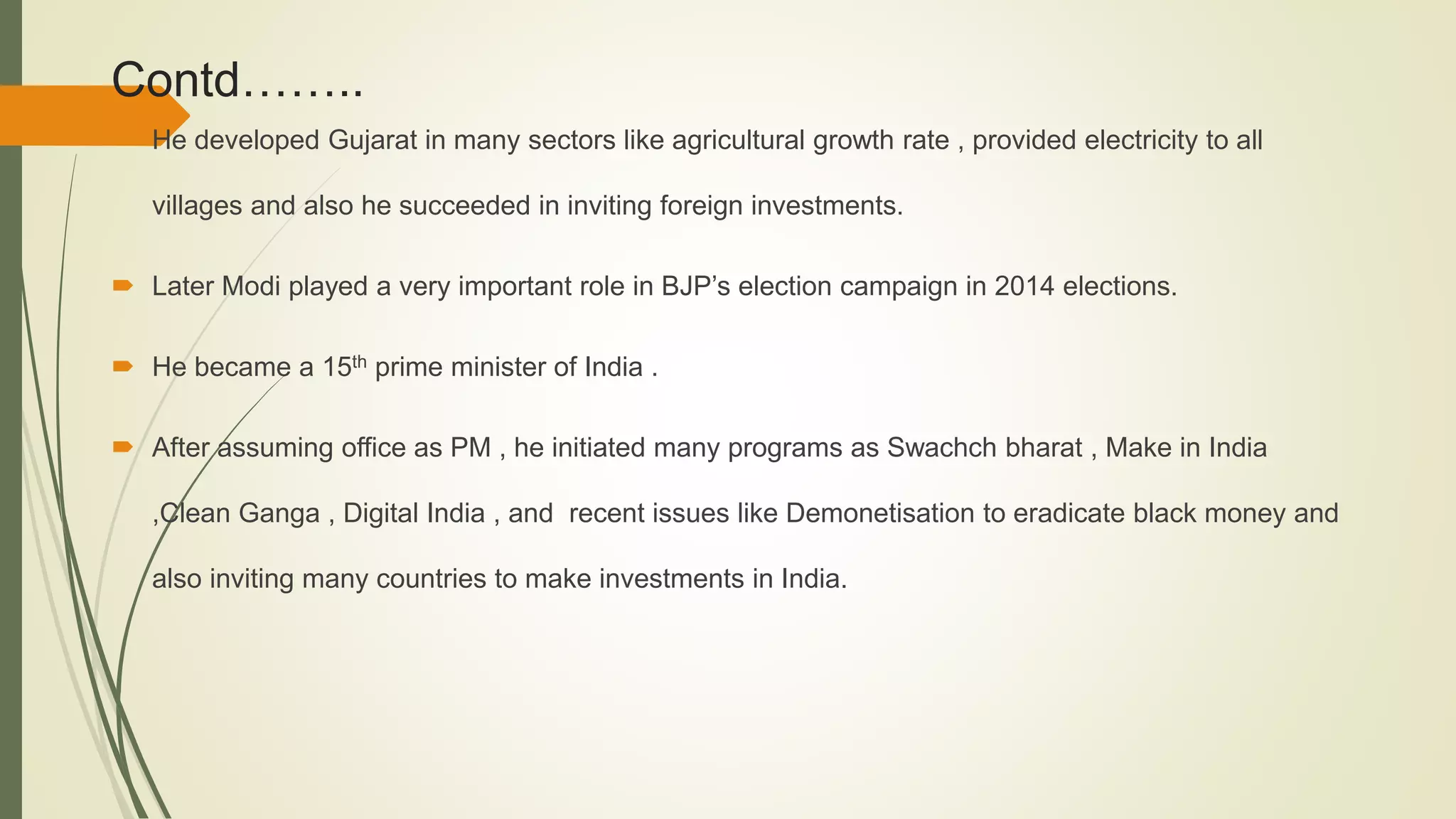 Shri narendra modi | PPT