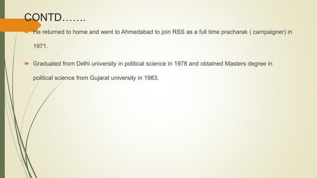 Shri narendra modi | PPT