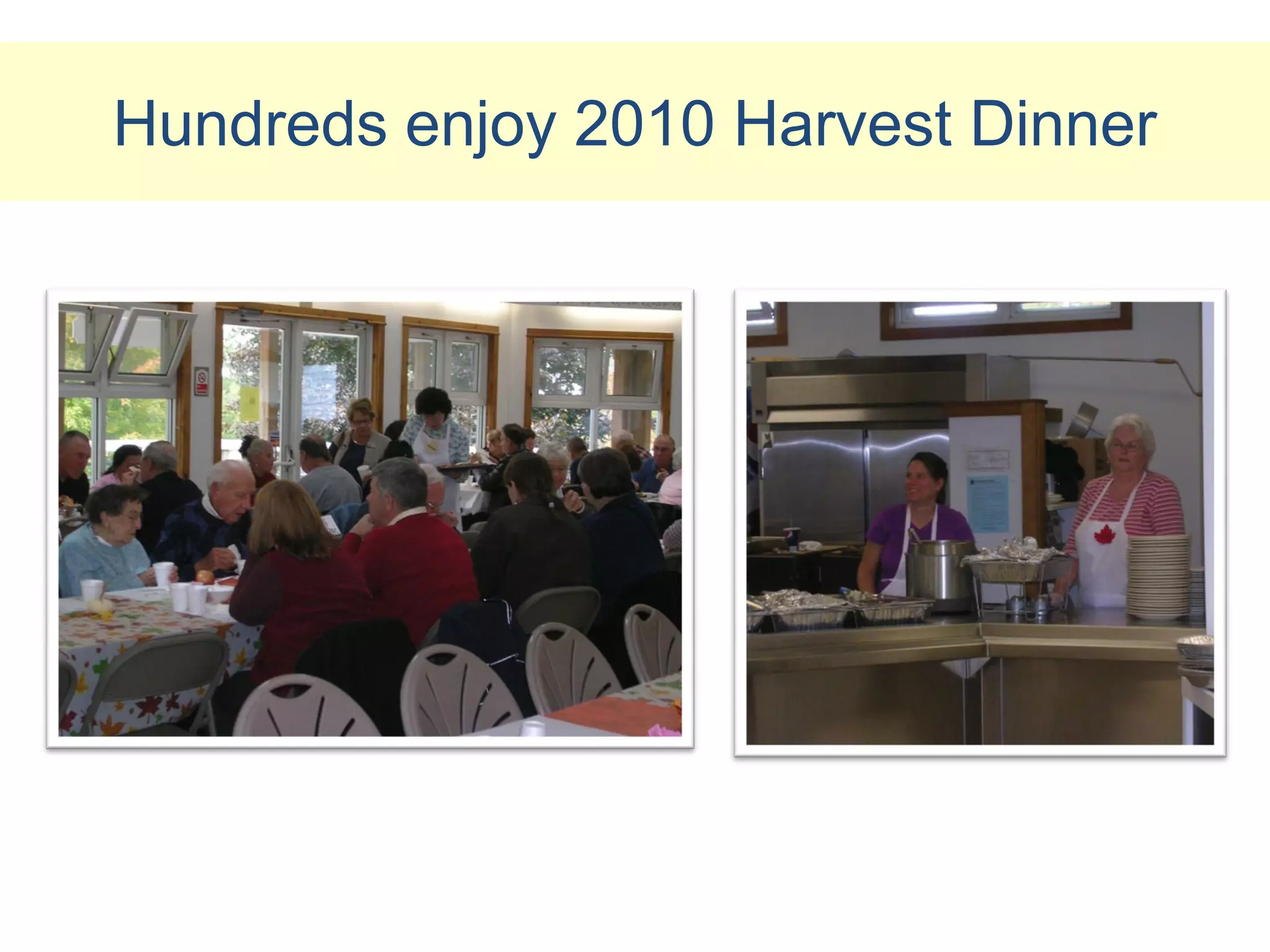 Hundreds enjoy 2010 Harvest Dinner
 