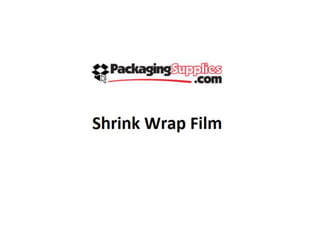 Shrink wrap film