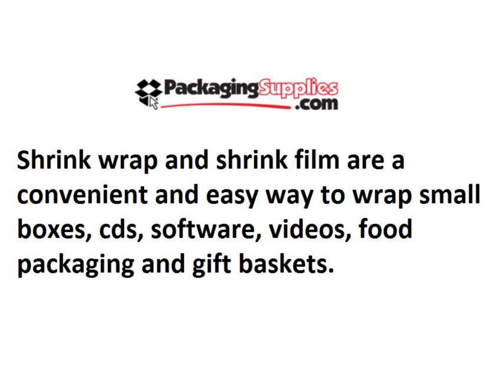 Shrink wrap film